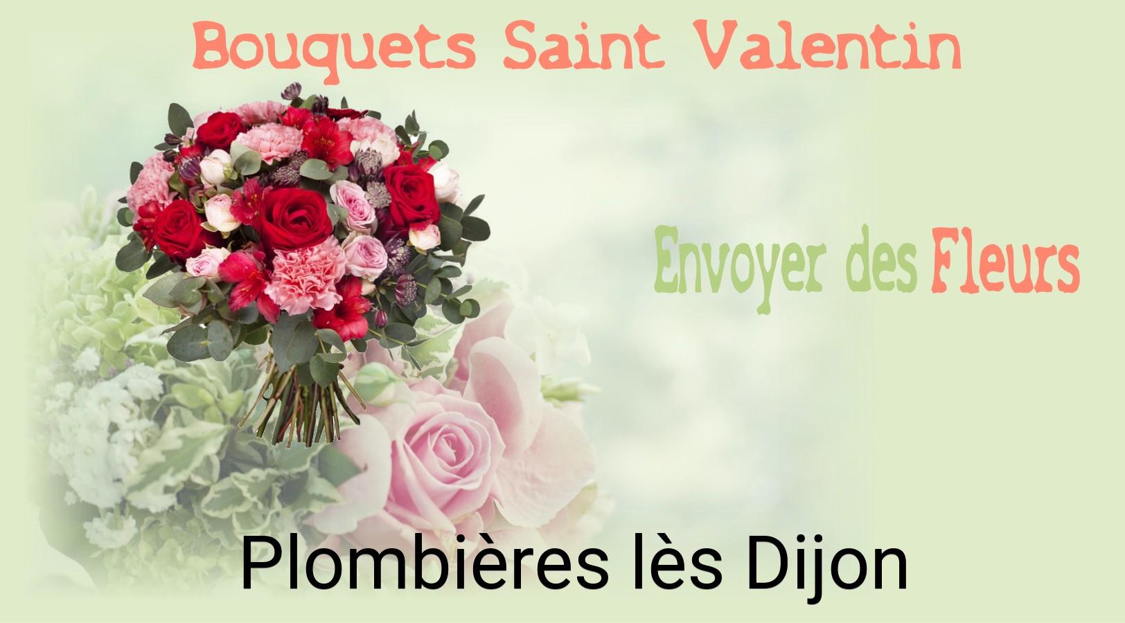 Roses de Saint-Valentin livrées à Plombières-lès-Dijon